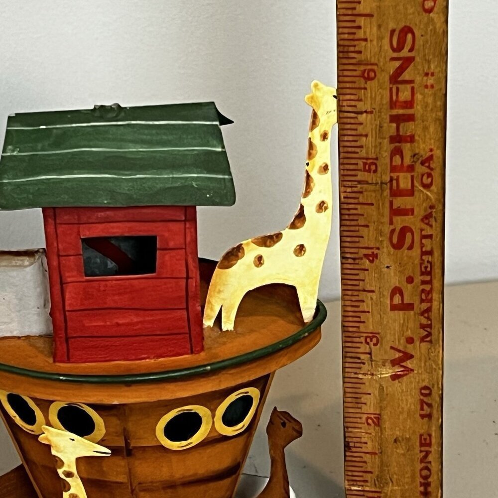 Noah's Ark Tin Ornament 6" without Hanger READ - Picture 13 of 14